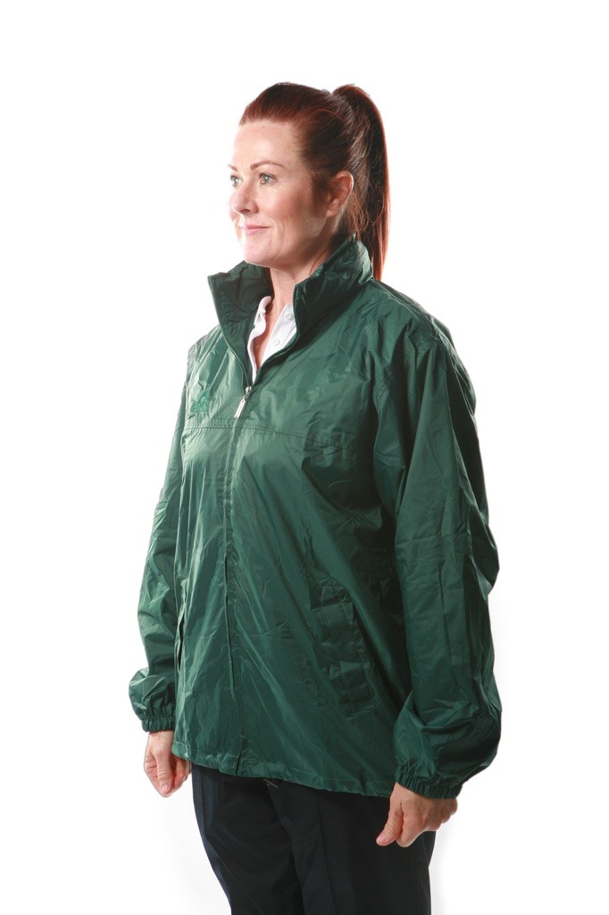 Unisex Unlined Rain Jacket Lawn Bowls 2U