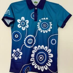 NEW LADIES LB2U FLORAL PRINT LAWN BOWLS POLO