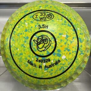 PRE LOVED AERO DYNAMIC SIZE 3.5 ENHANCED GRIP LAWN BOWLS