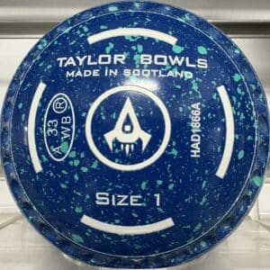 TAYLOR REDLINE SR SIZE 1 GRIPPED LAWN BOWLS