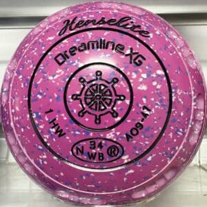 HENSELITE DREAMLINE XG SIZE 1 GRIPPED LAWN BOWLS