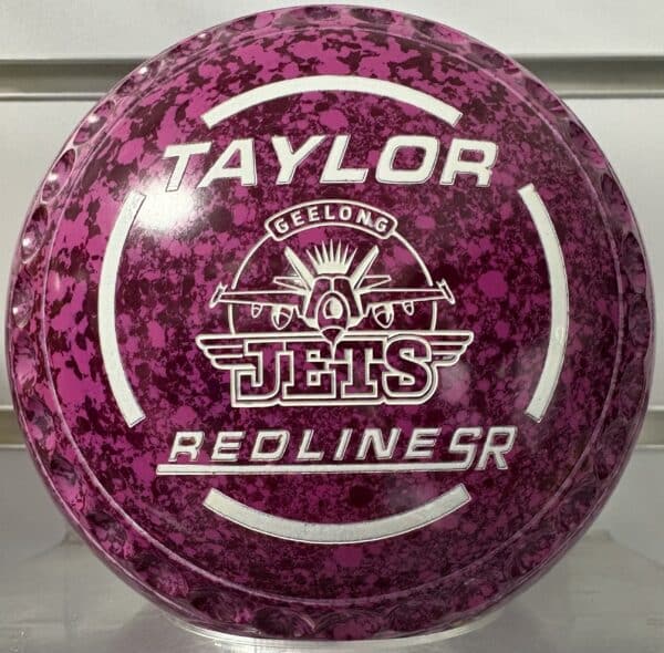 TAYLOR REDLINE SR SIZE 3 GRIPPED LAWN BOWLS