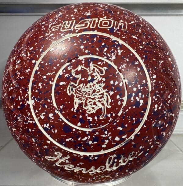 SECOND HAND HENSELITE FUSION SIZE 3 GRIPPED LAWN BOWLS
