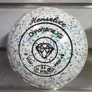 HENSELITE DREAMLINE XG SIZE 3 GRIPPED LAWN BOWLS