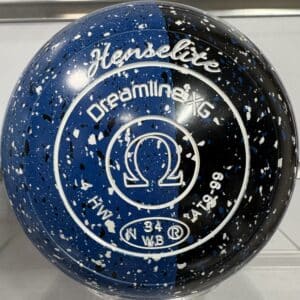 HENSELITE DREAMLINE XG INSIGNIA DUO SIZE 4 HEAVY NON GRIP BLACK/LIGHT BLUE/WHITE