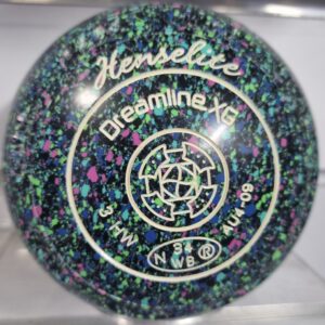 PRE LOVED HENSELITE DREAMLINE XG SIZE 3 LAWN BOWLS
