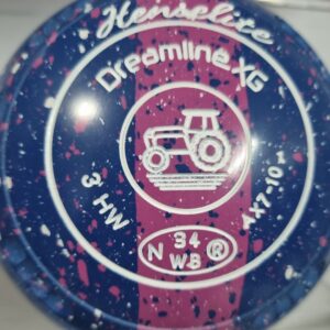 HENSELITE DREAMLINE XG SIZE 3 GRIPPED LAWN BOWLS