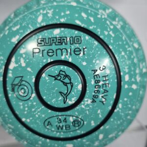 GREENMASTER SUPER 10 PREMIER GRIPPED LAWN BOWLS