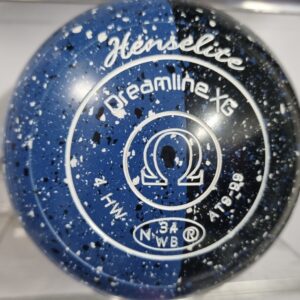 HENSELITE DREAMLINE XG SIZE 4 NON GRIP LAWN BOWLS